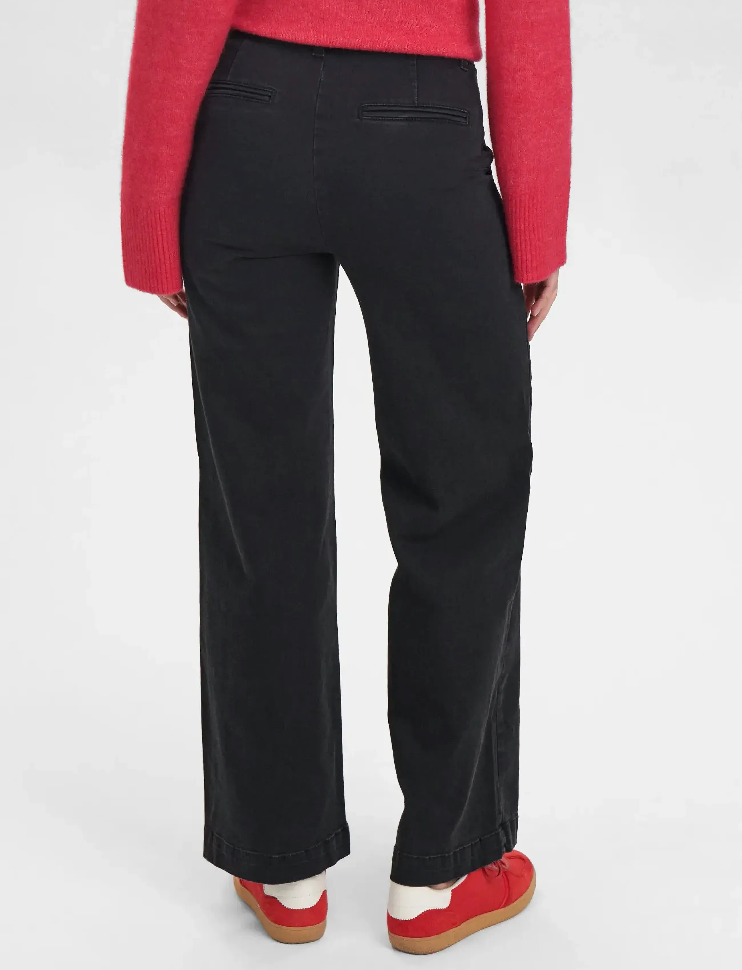 Nümph - NUAMBER PANTS SHORT BLACK - bukser med lige ben - caviar - 3