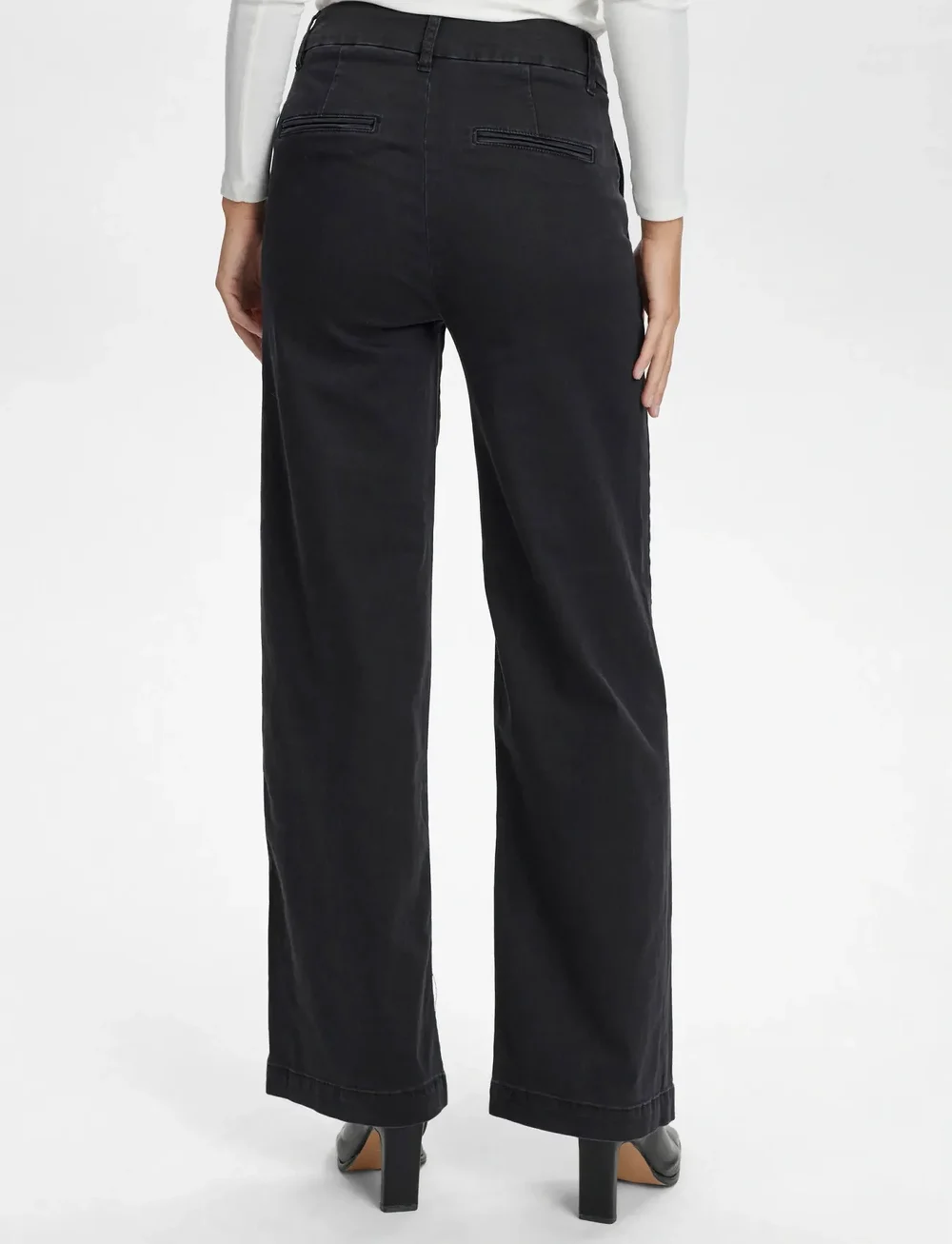 Nümph - NUAMBER PANTS LONG BLACK - chinos - caviar - 3