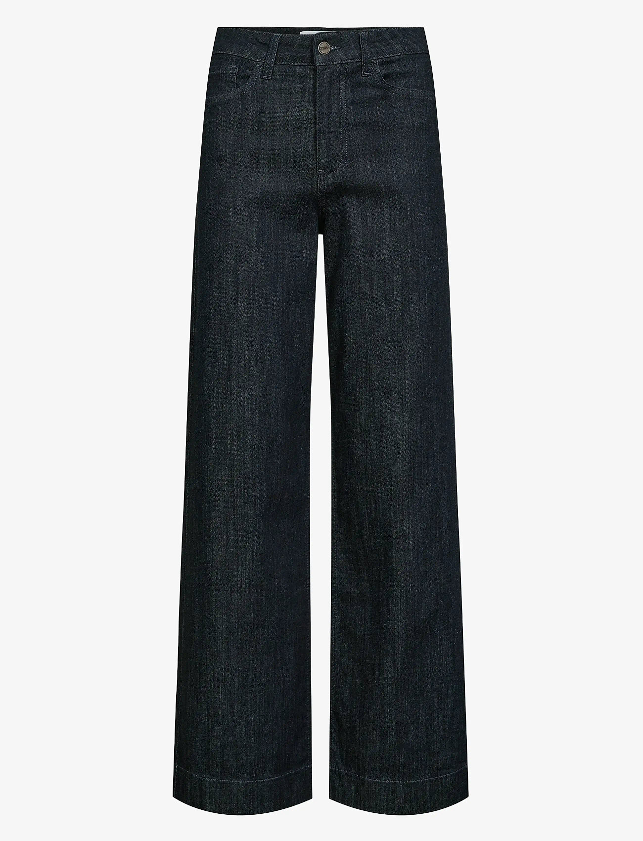 Nümph - NUPARIS PANT CROP DARK D. BLUE - straight jeans - dark denim blue - 1