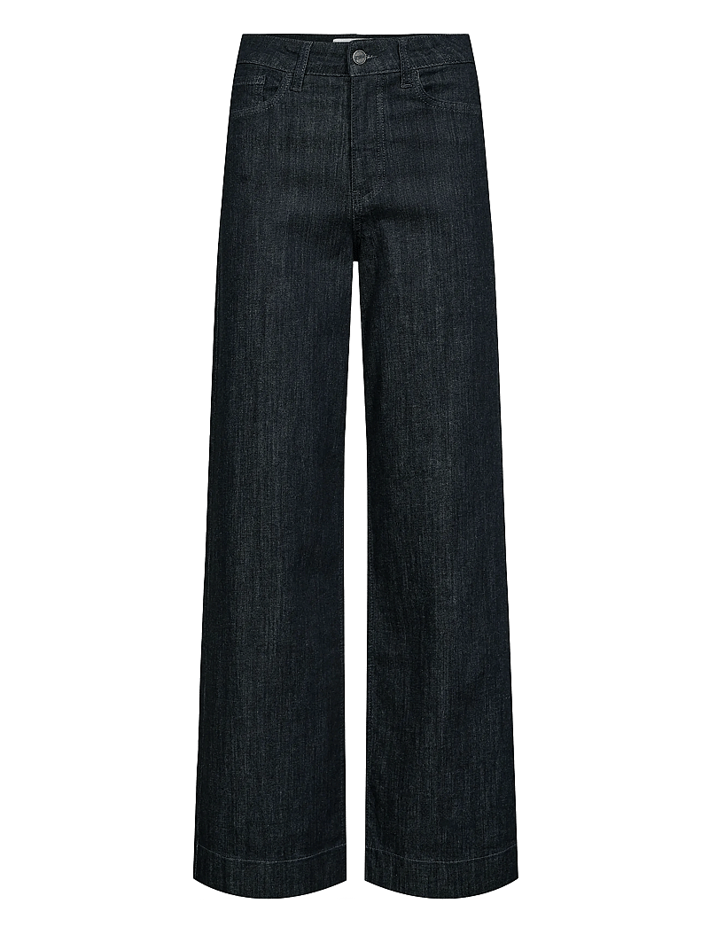 Nümph - NUPARIS PANT CROP DARK D. BLUE - straight jeans - dark denim blue - 1