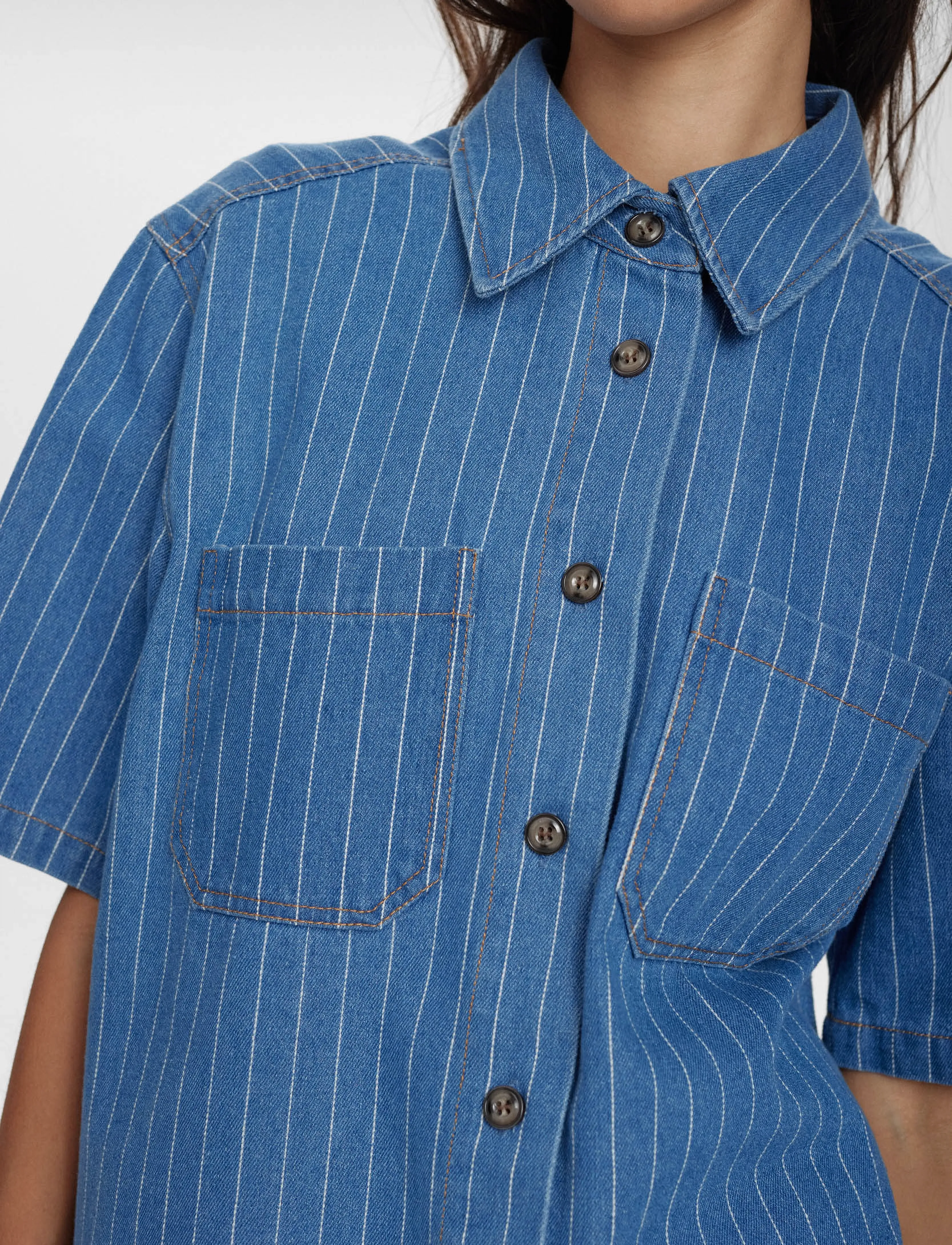 Nümph - NULUCIE SHIRT - dark blue denim - 5