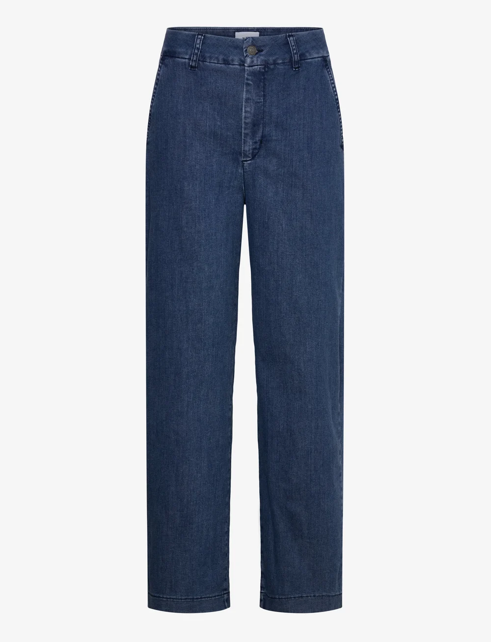 Nümph - NUAMBER PANTS SHORT - straight jeans - medium blue denim - 1