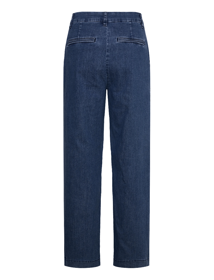 Nümph - NUAMBER PANTS SHORT - gerade jeans - medium blue denim - 2