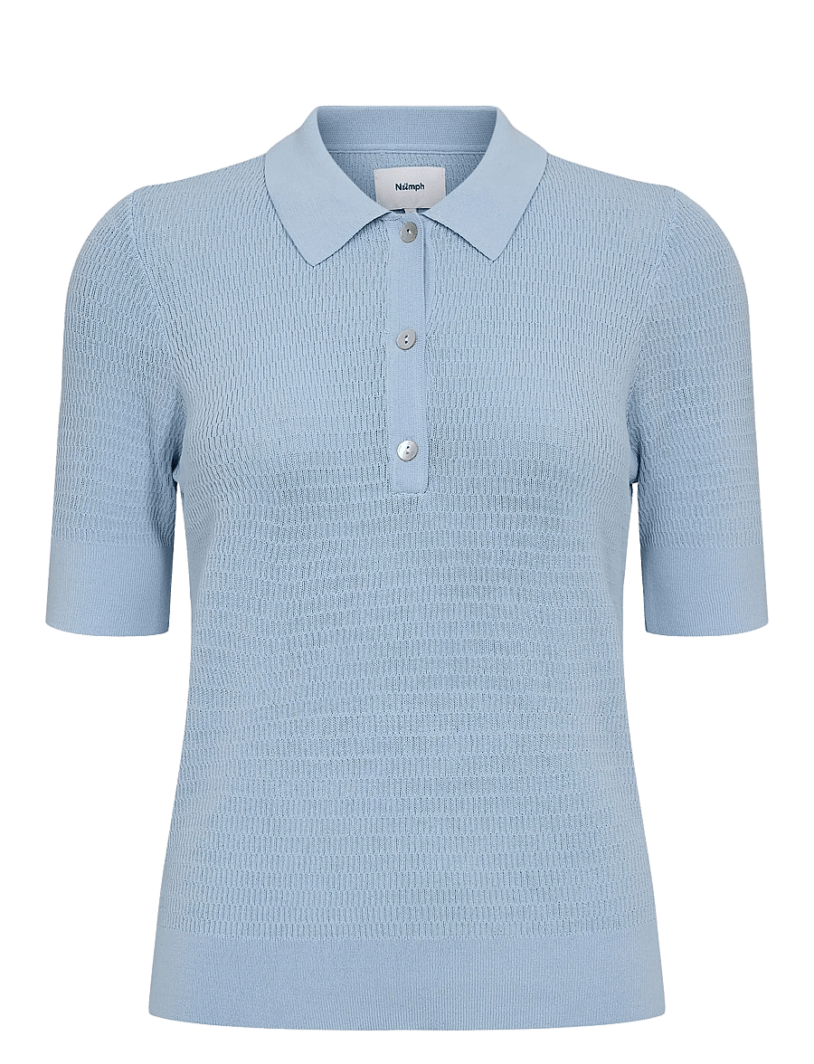 Nümph - NUCILIA POLO - poloshirts - airy blue - 0