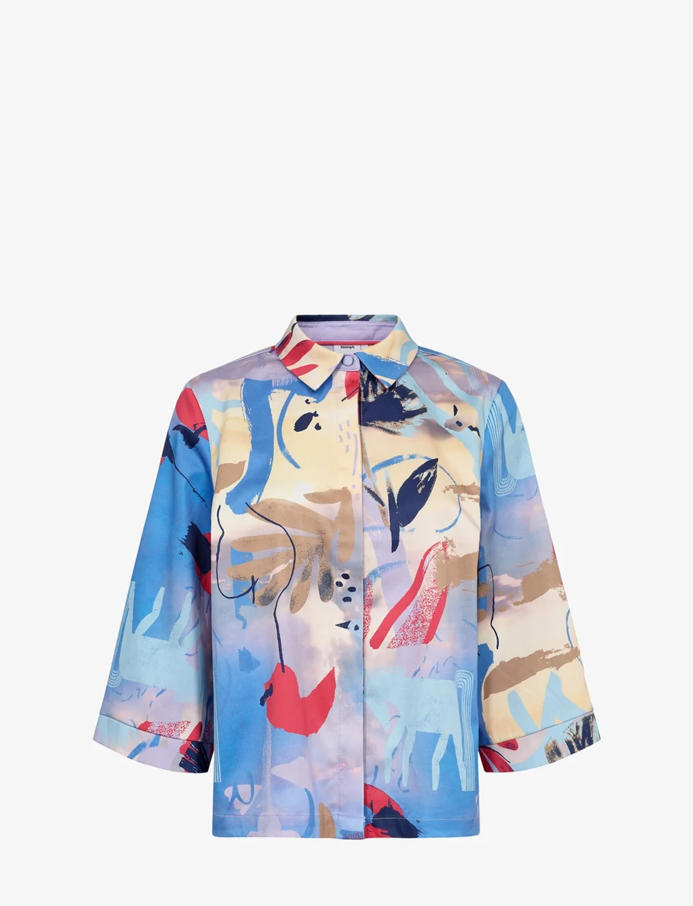 Nümph - NUGLORIA SHIRT - långärmade skjortor - regatta - 1