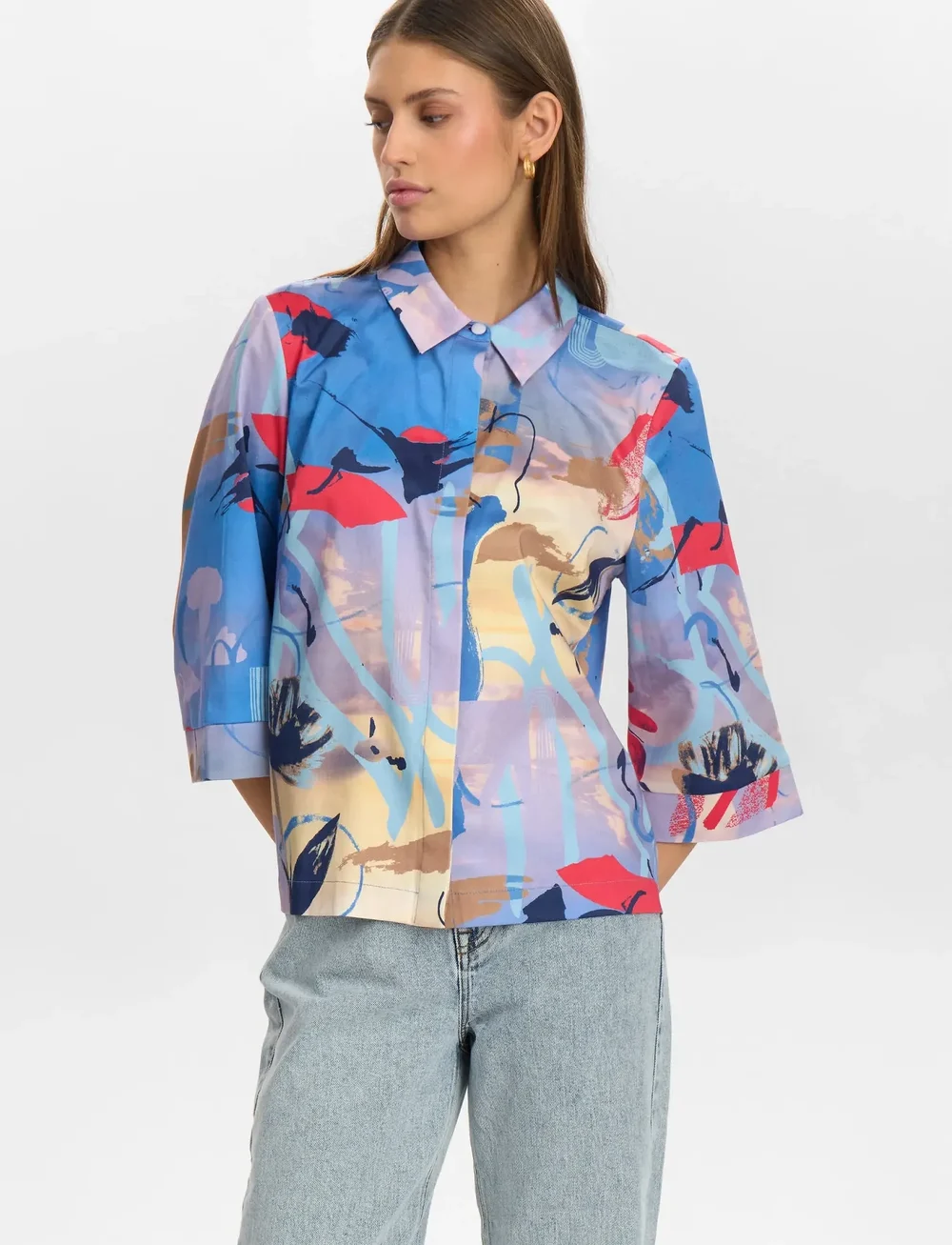 Nümph - NUGLORIA SHIRT - långärmade skjortor - regatta - 0