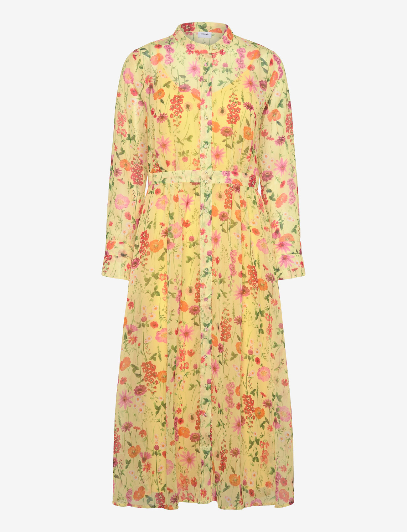 Nümph - NUKYNDALL DRESS - sommarklänningar - lemon drop - 0