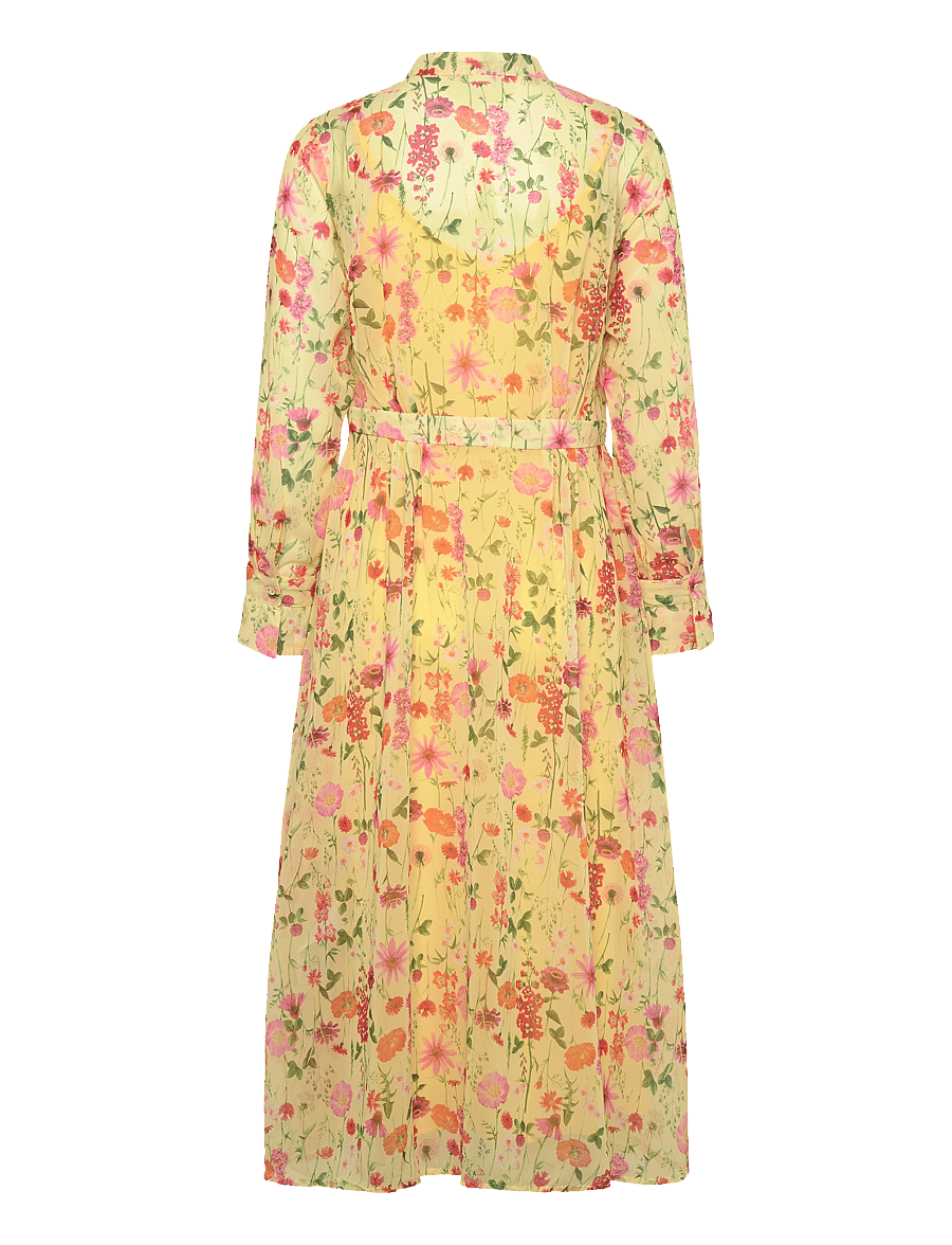 Nümph - NUKYNDALL DRESS - sommarklänningar - lemon drop - 1