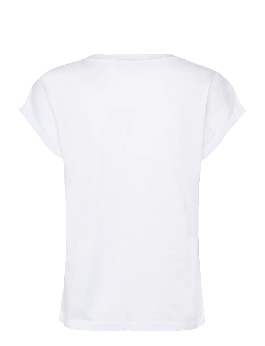 Nümph - NUBEVERLY T-SHIRT NOOS-GOTS - t-särgid - bright white - 1
