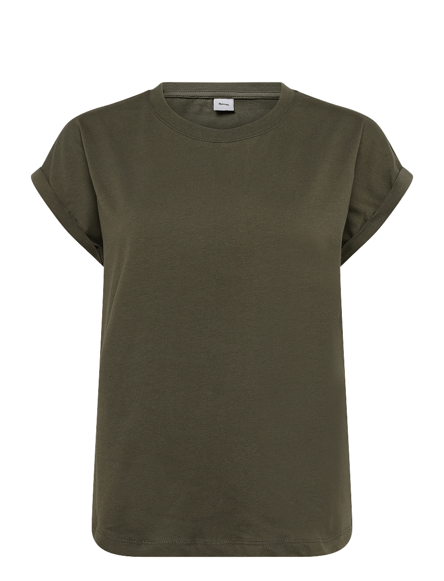 Nümph - NUBEVERLY T-SHIRT NOOS-GOTS - t-shirts - grape leaf - 0