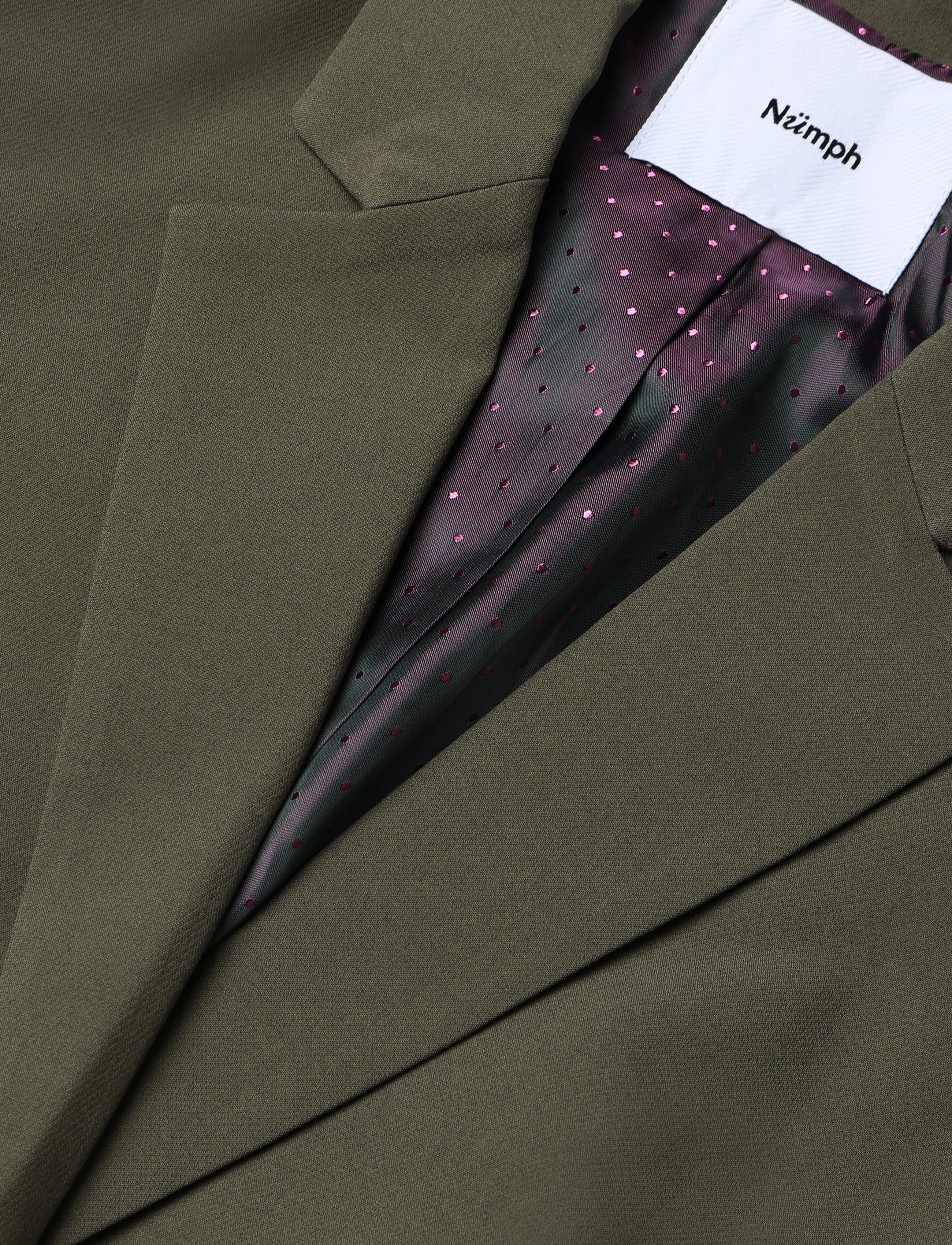 Nümph - NUTROJA BLAZER - Üherealised pintsakud - grape leaf - 2