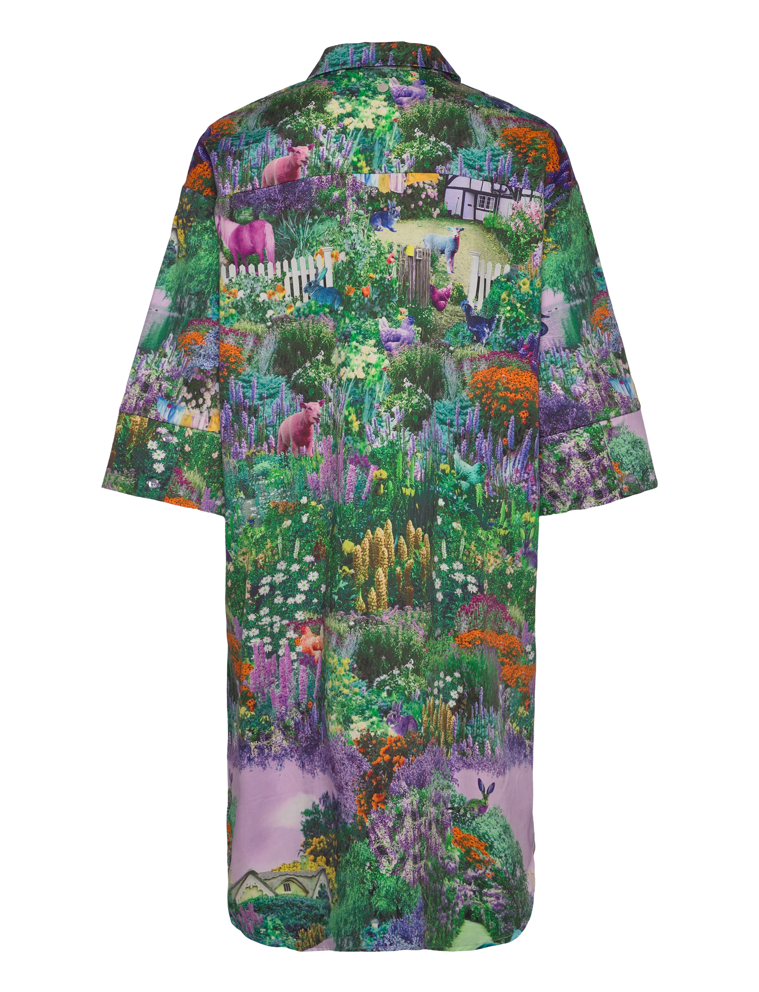 Nümph - NUGARDEN SHIRT DRESS - pine green - 1