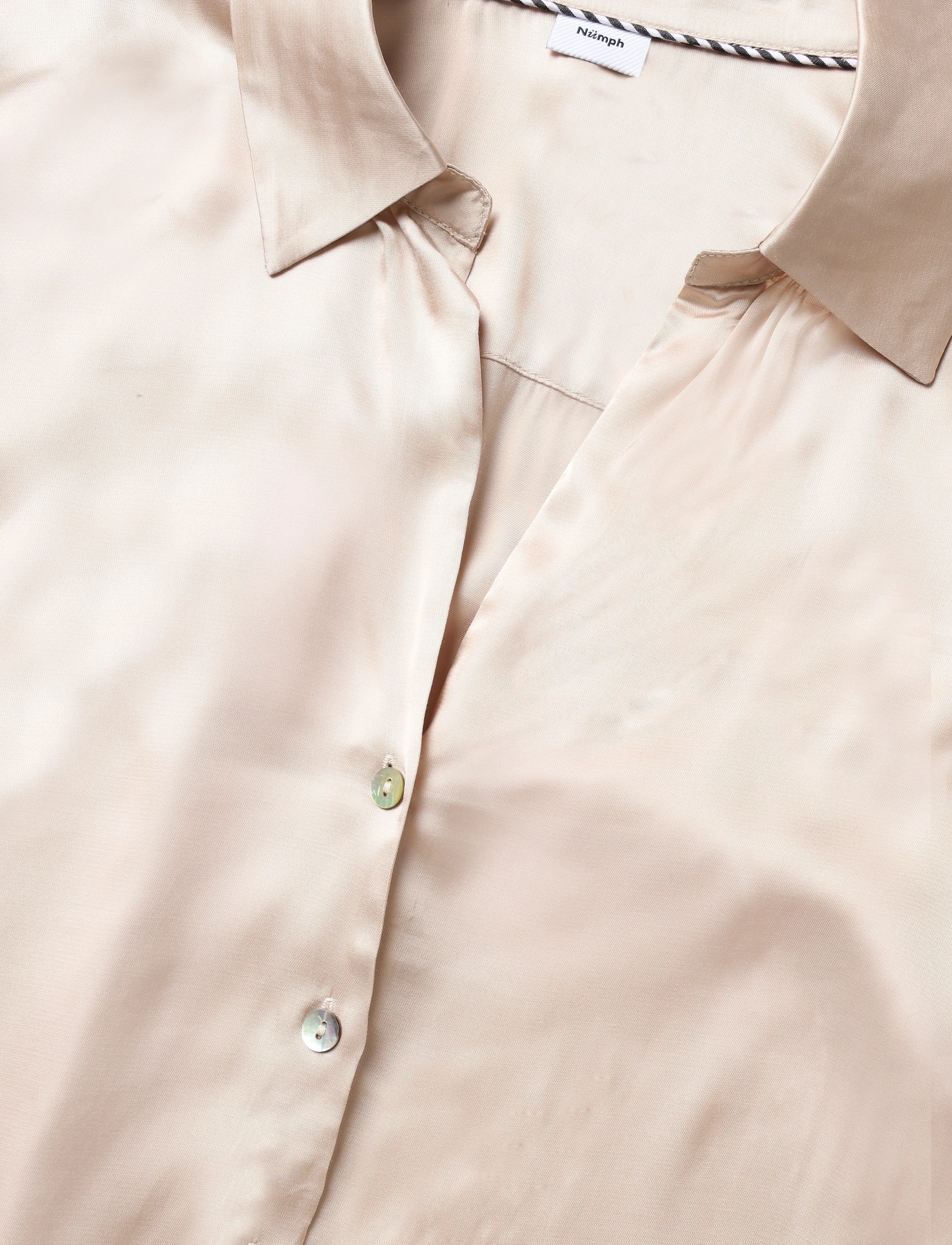 Nümph - NUSINAN SHIRT - langärmlige hemden - gray morn - 2