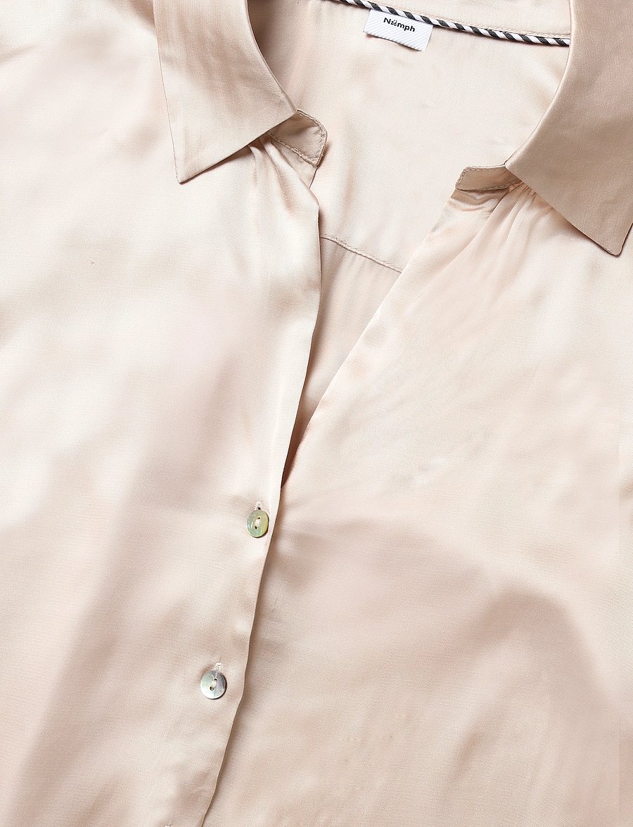 Nümph - NUSINAN SHIRT - langärmlige hemden - gray morn - 2
