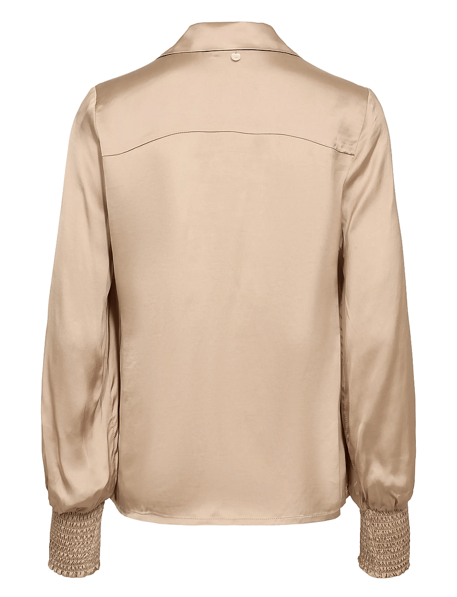Nümph - NUSINAN SHIRT - langärmlige hemden - sesame - 1