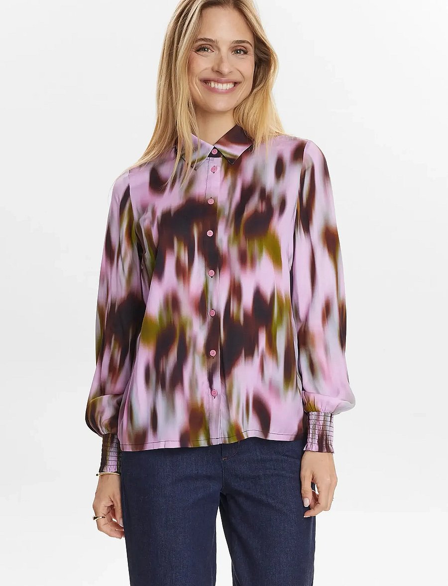 Nümph - NULILITH SHIRT - langärmlige hemden - orchid smoke - 0