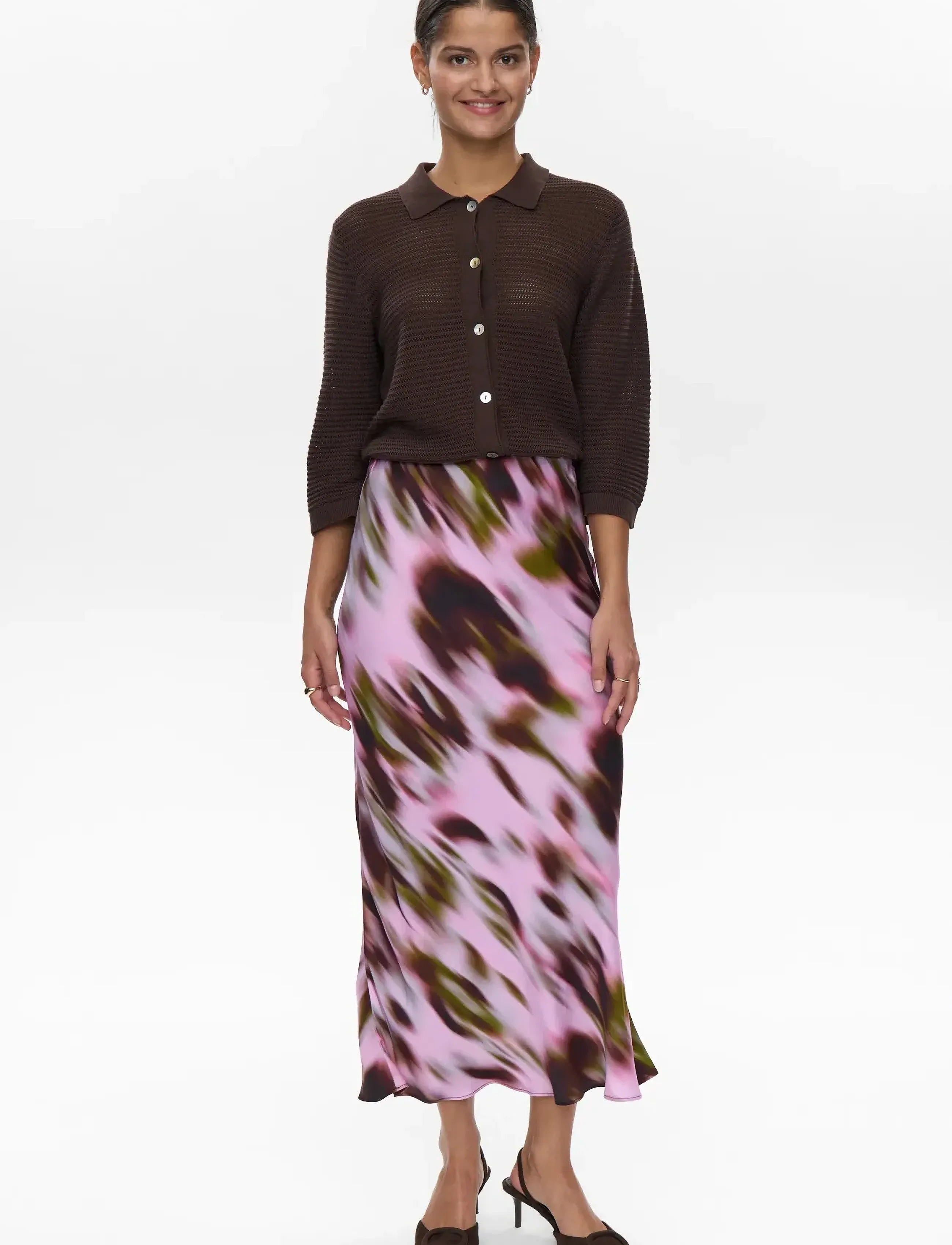 Nümph NULILITH SKIRT - Maxi Röcke - ORCHID SMOKE / pink/rose
