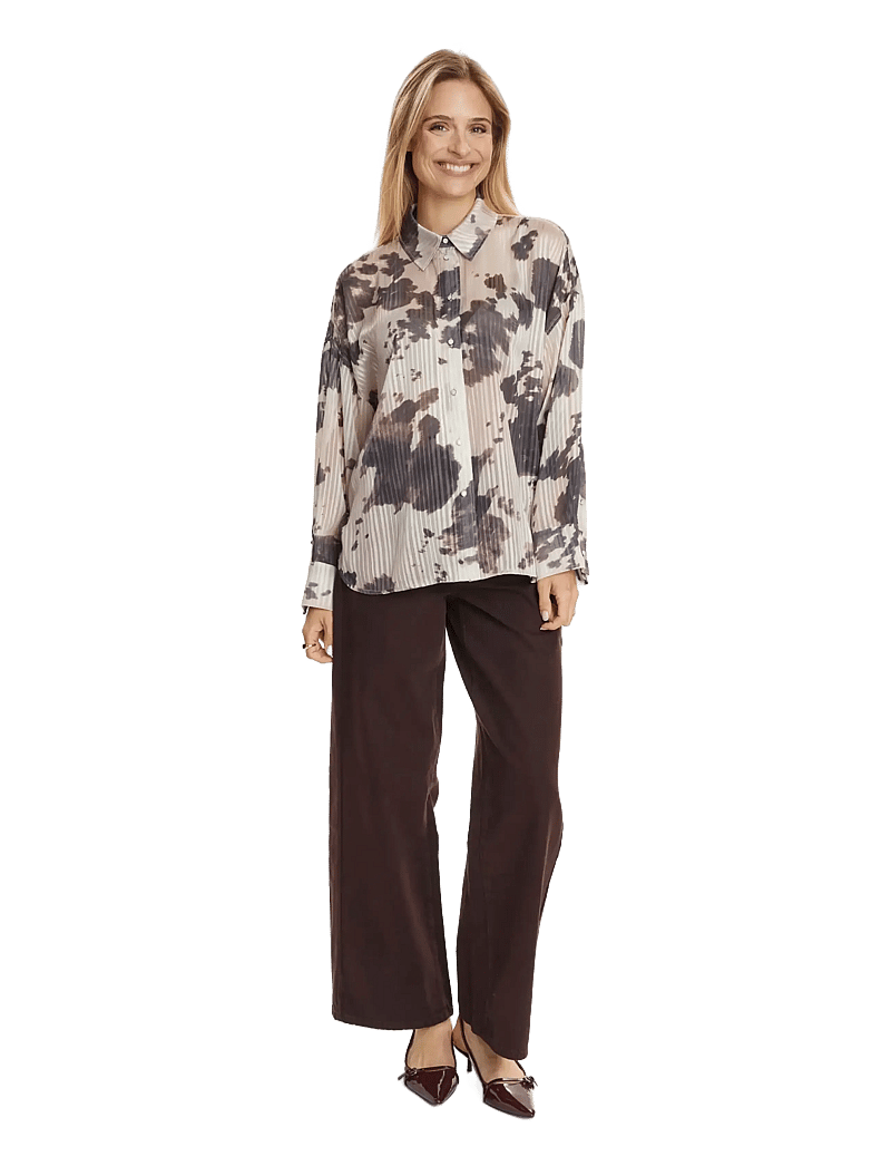 Nümph - NUCOWLEY SHIRT - langærmede skjorter - gray morn - 2