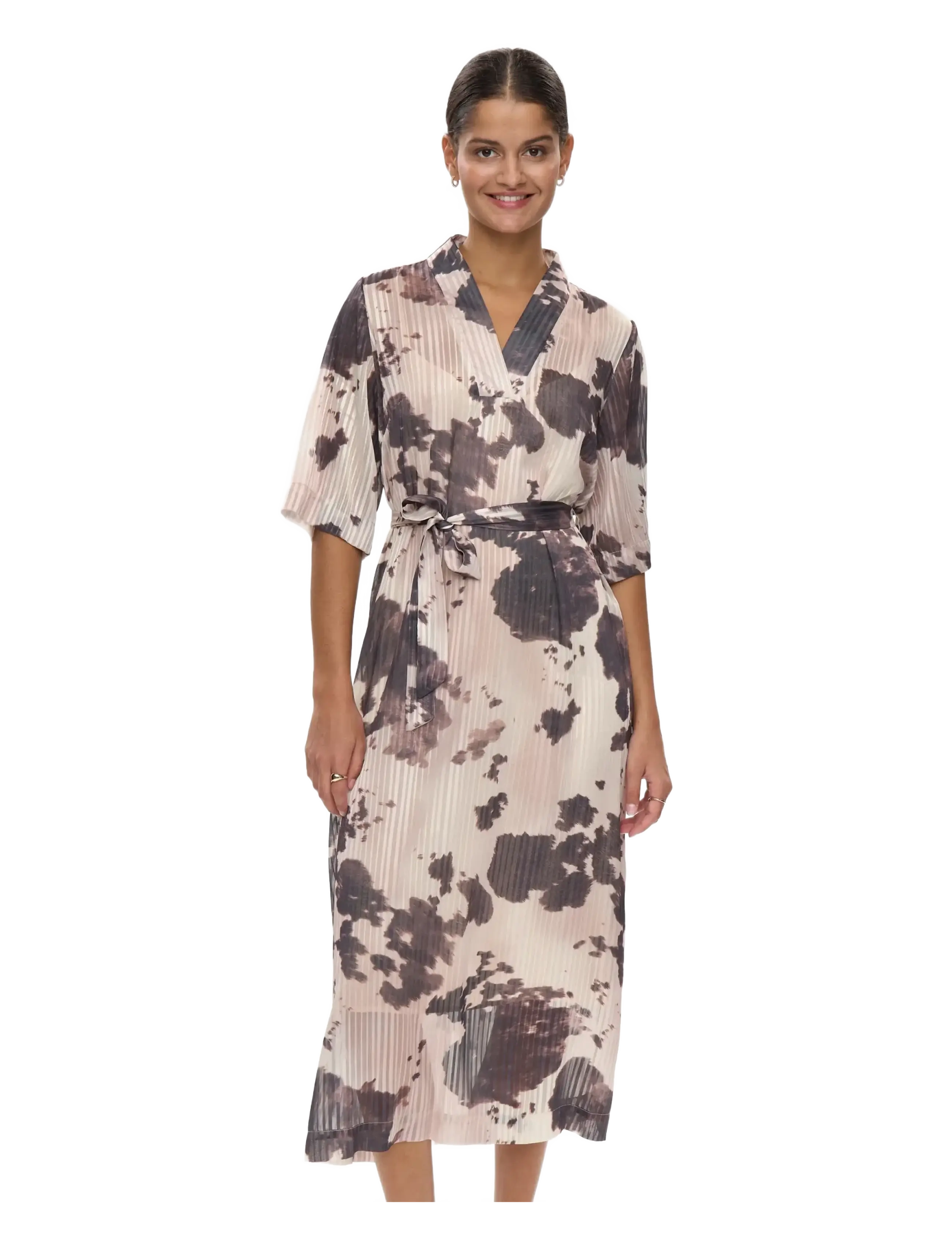 NÜMPH Nucowley Kleid Patterned - 34 - Damen