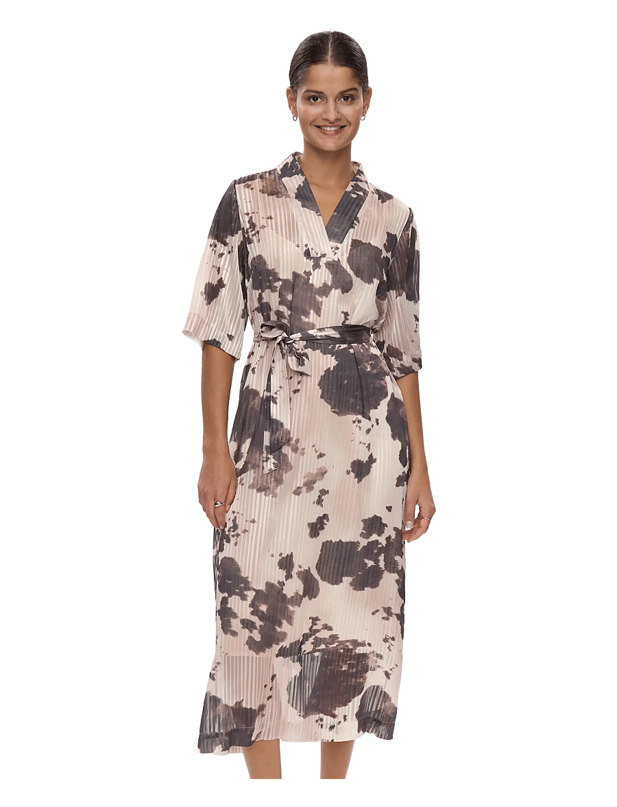 Nümph - NUCOWLEY DRESS - maxikleider - gray morn - 0