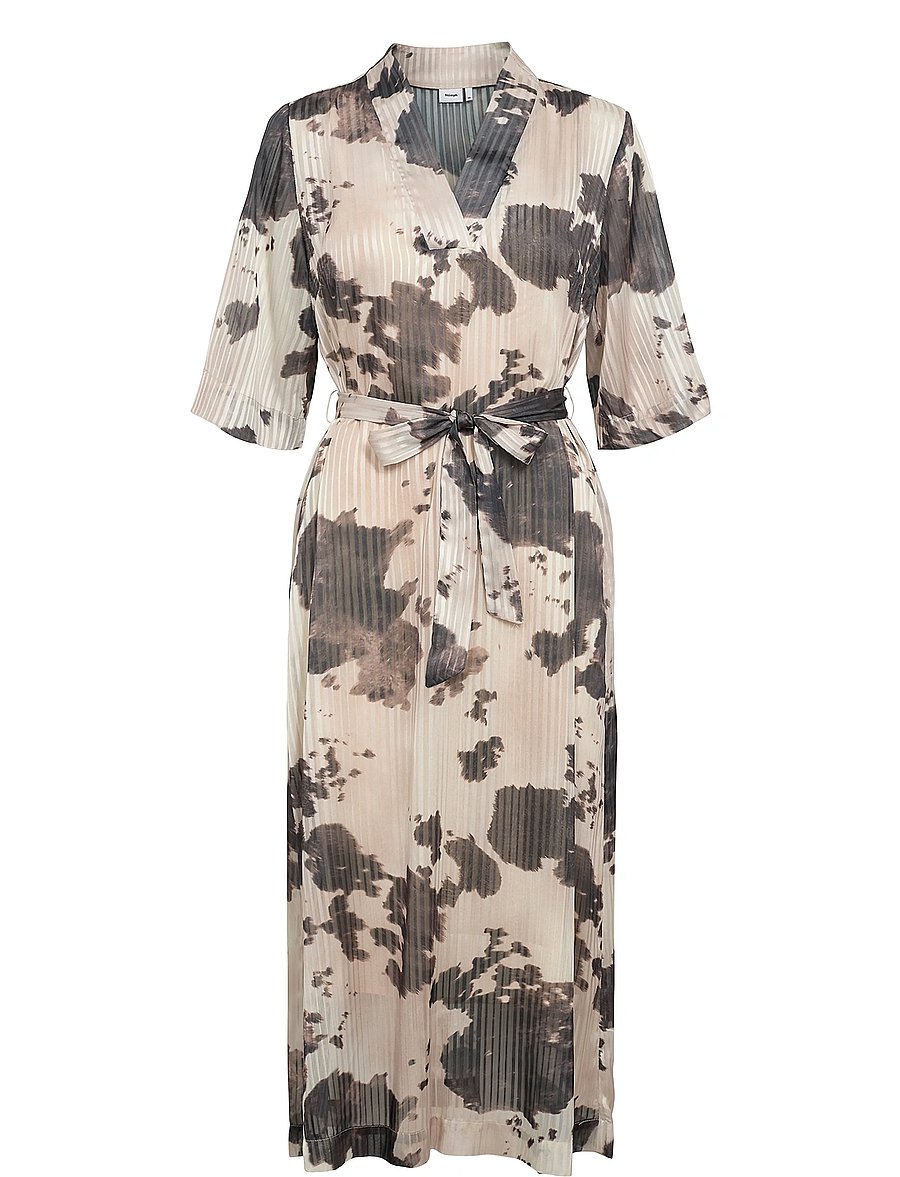 Nümph - NUCOWLEY DRESS - maxikleider - gray morn - 3