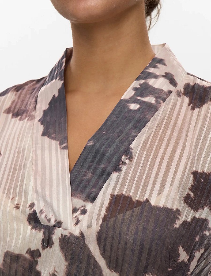 Nümph - NUCOWLEY DRESS - maxikleider - gray morn - 5
