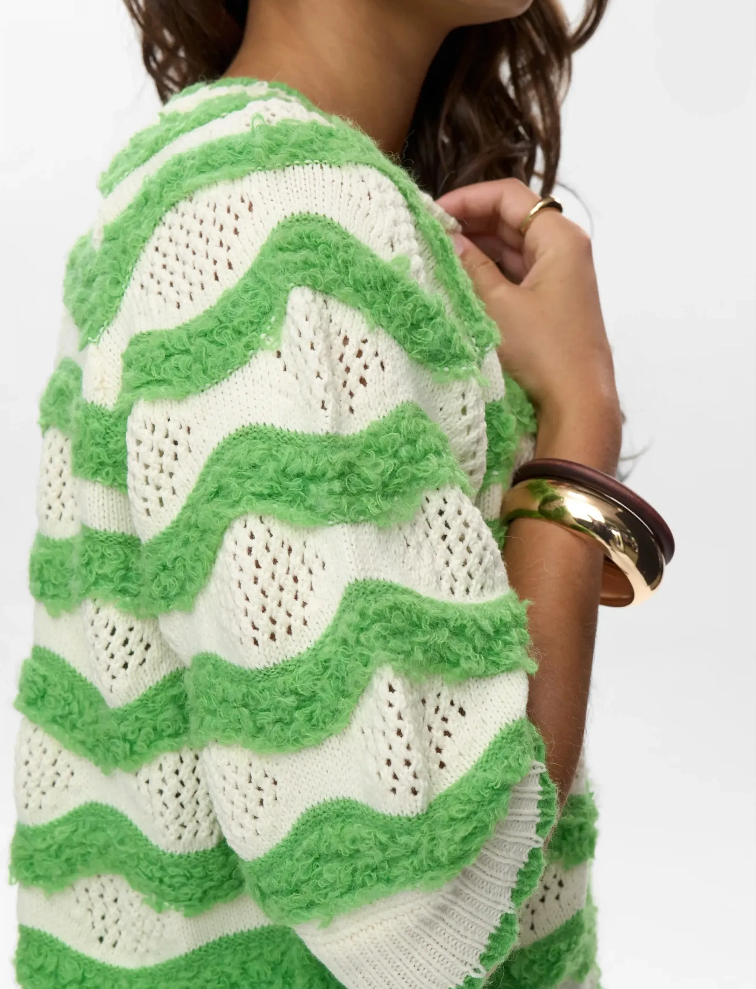 Nümph NUKIRILLA PULLOVER - Födelsedag - POISON GREEN / green