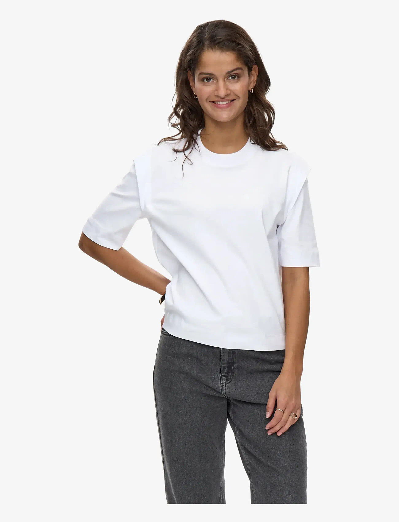 Nümph - NUCORALEE T-SHIRT - bright white - 0