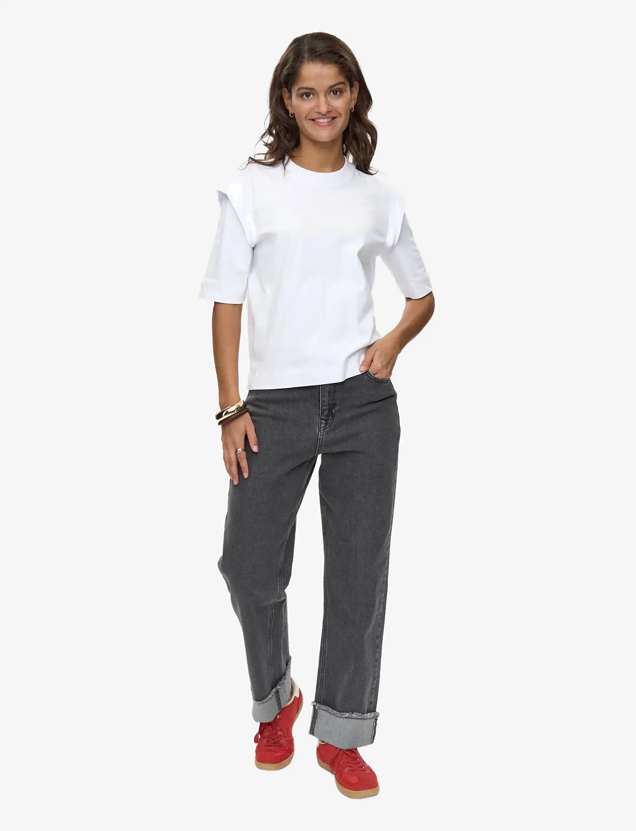 Nümph - NUCORALEE T-SHIRT - bright white - 2