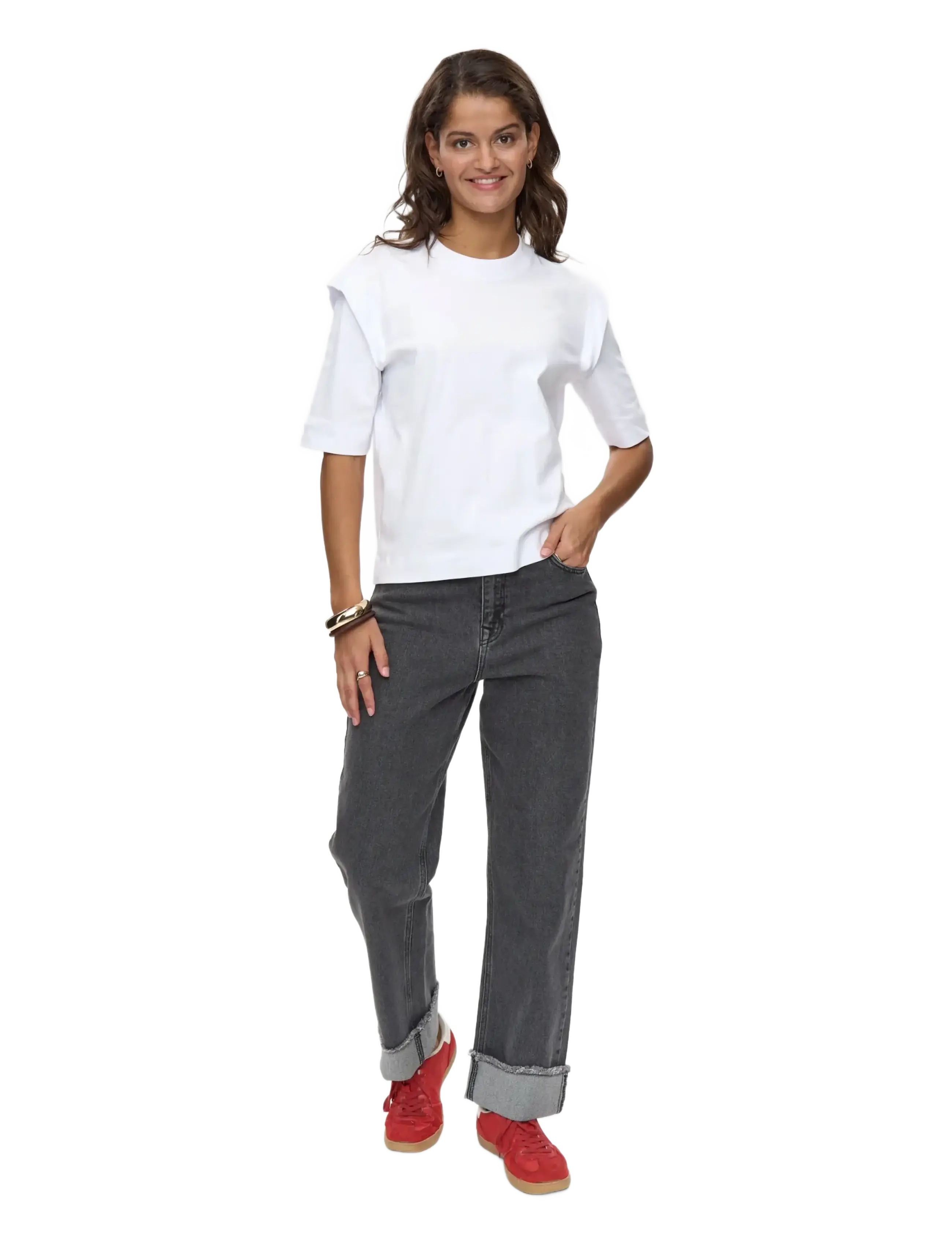 Nümph - NUCORALEE T-SHIRT - bright white - 2