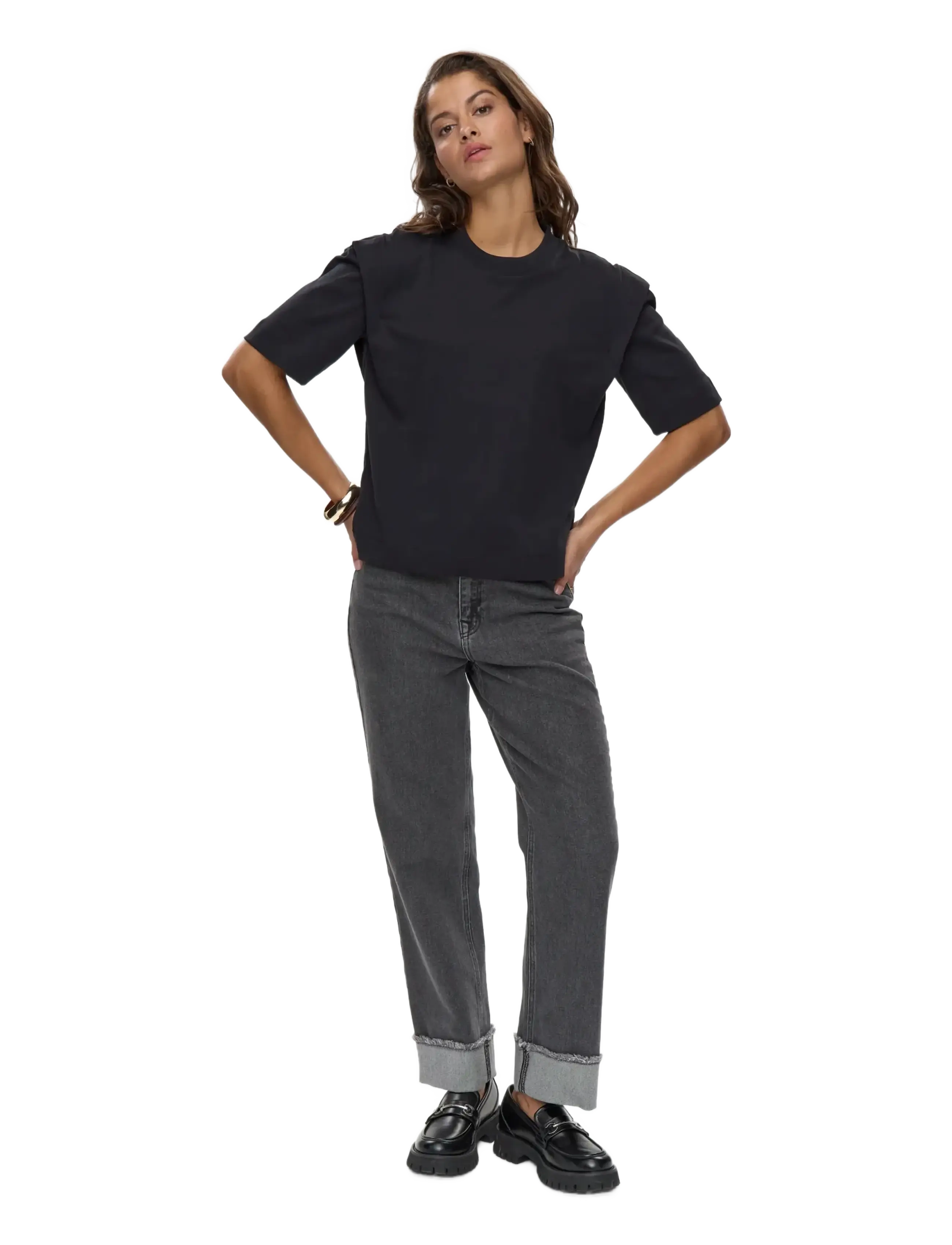 Nümph - NUCORALEE T-SHIRT - caviar - 2