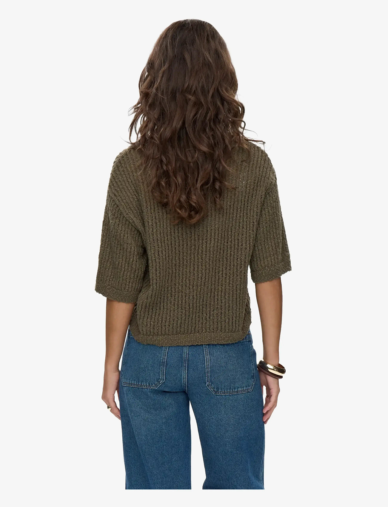 Nümph - NUMIRANDI SS PULLOVER - efterårstøj - grape leaf - 1