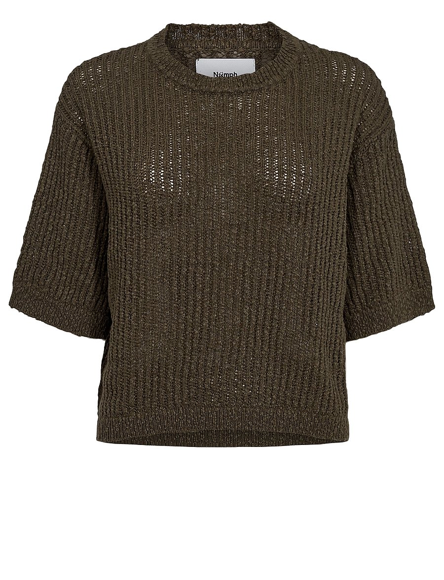 Nümph - NUMIRANDI SS PULLOVER - pullover - grape leaf - 3