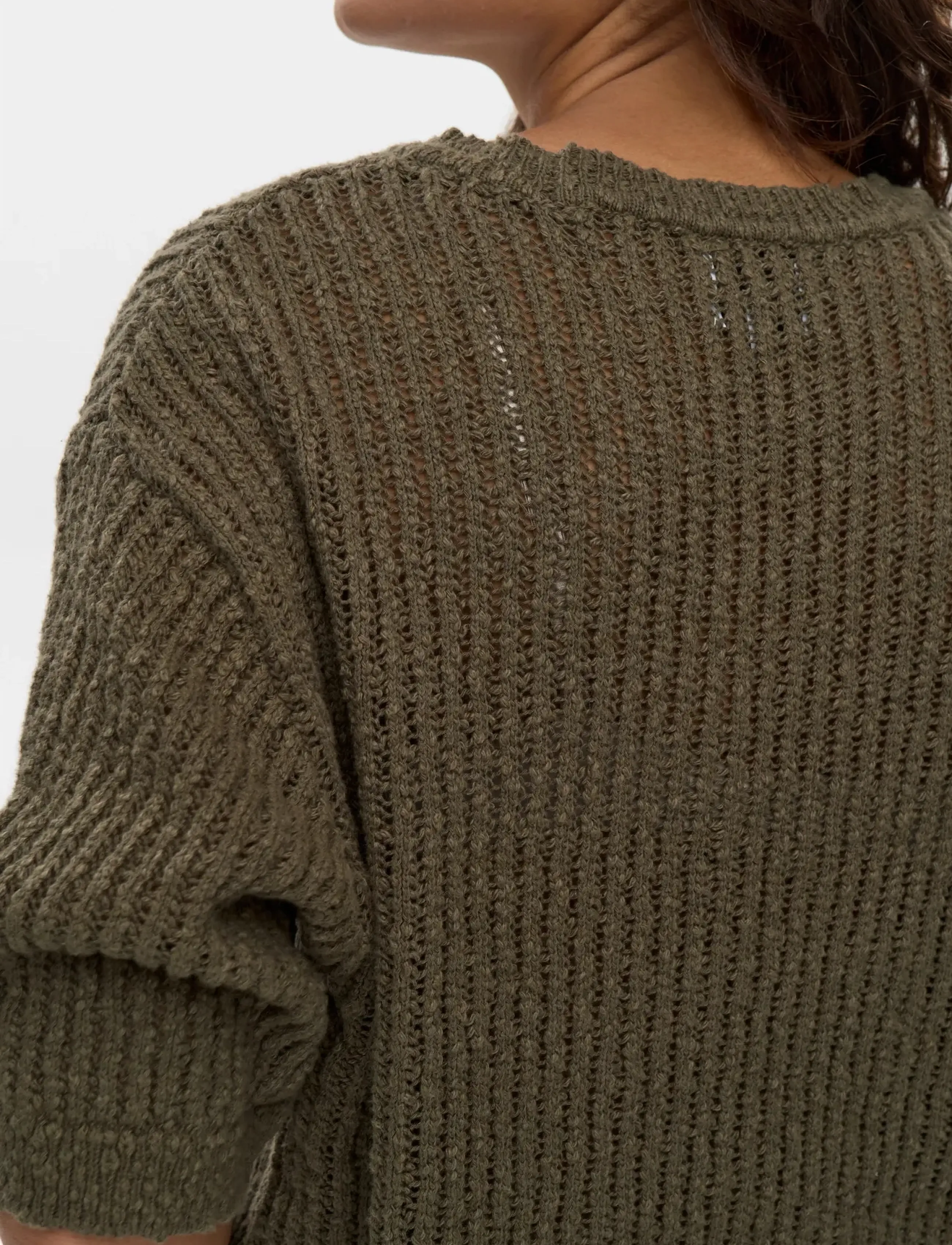 Nümph NUMIRANDI SS PULLOVER - Naistele - GRAPE LEAF / khaki/green