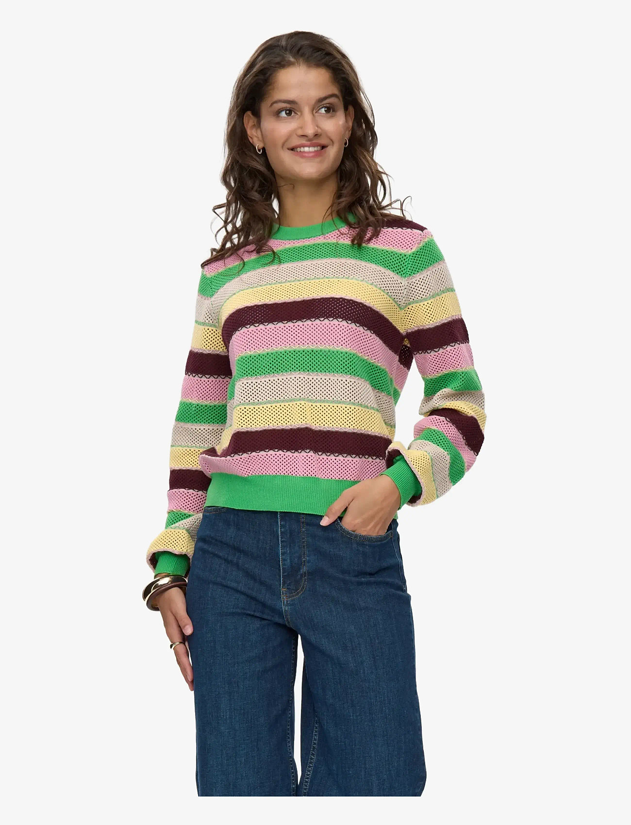 Nümph - NUMIVA LS PULLOVER - autumn clothing - poison green - 0