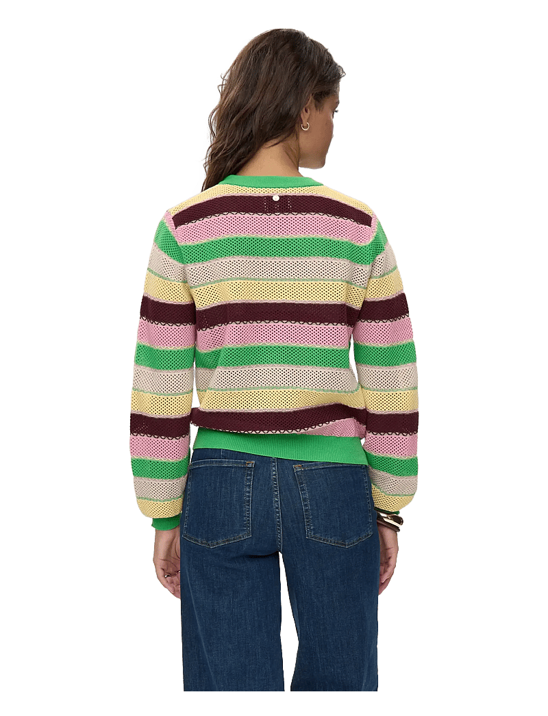 Nümph - NUMIVA LS PULLOVER - stickade tröjor - poison green - 1