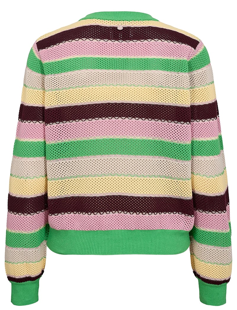 Nümph - NUMIVA LS PULLOVER - stickade tröjor - poison green - 4