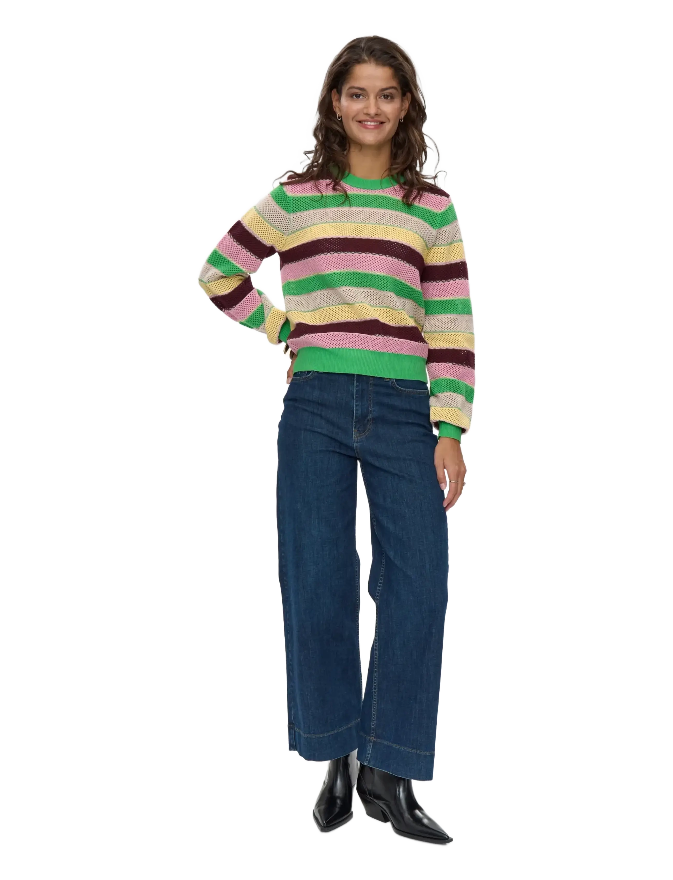 Nümph - NUMIVA LS PULLOVER - pullover - poison green - 2