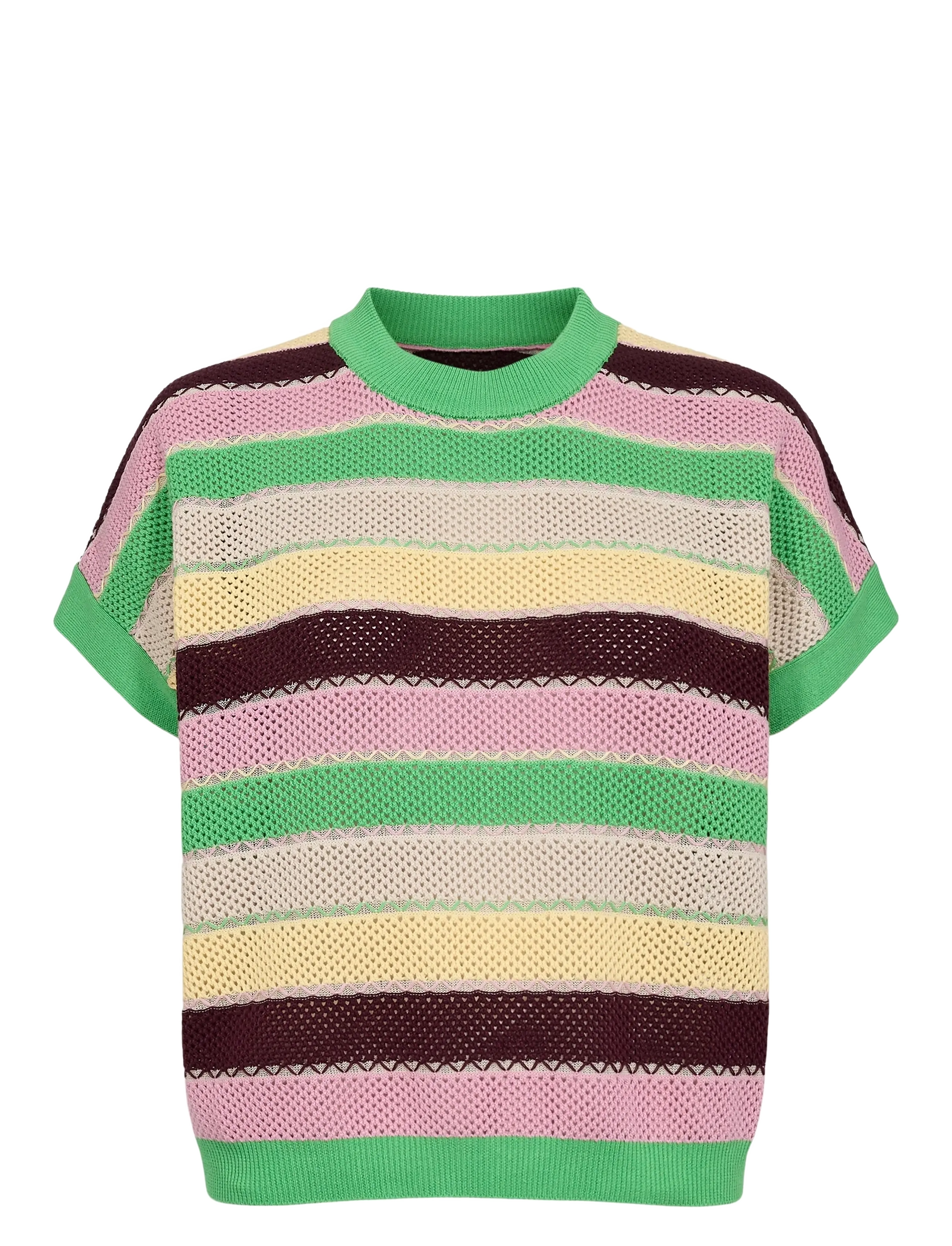Nümph NUMIVA SS PULLOVER - Tröjor - POISON GREEN / multi