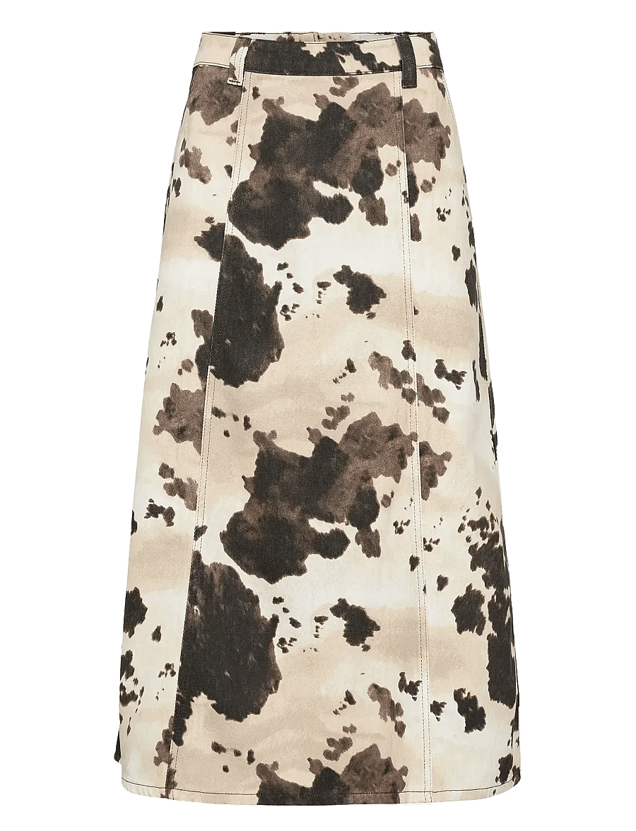 Nümph - NUIVY SKIRT - midi nederdele - gray morn - 0