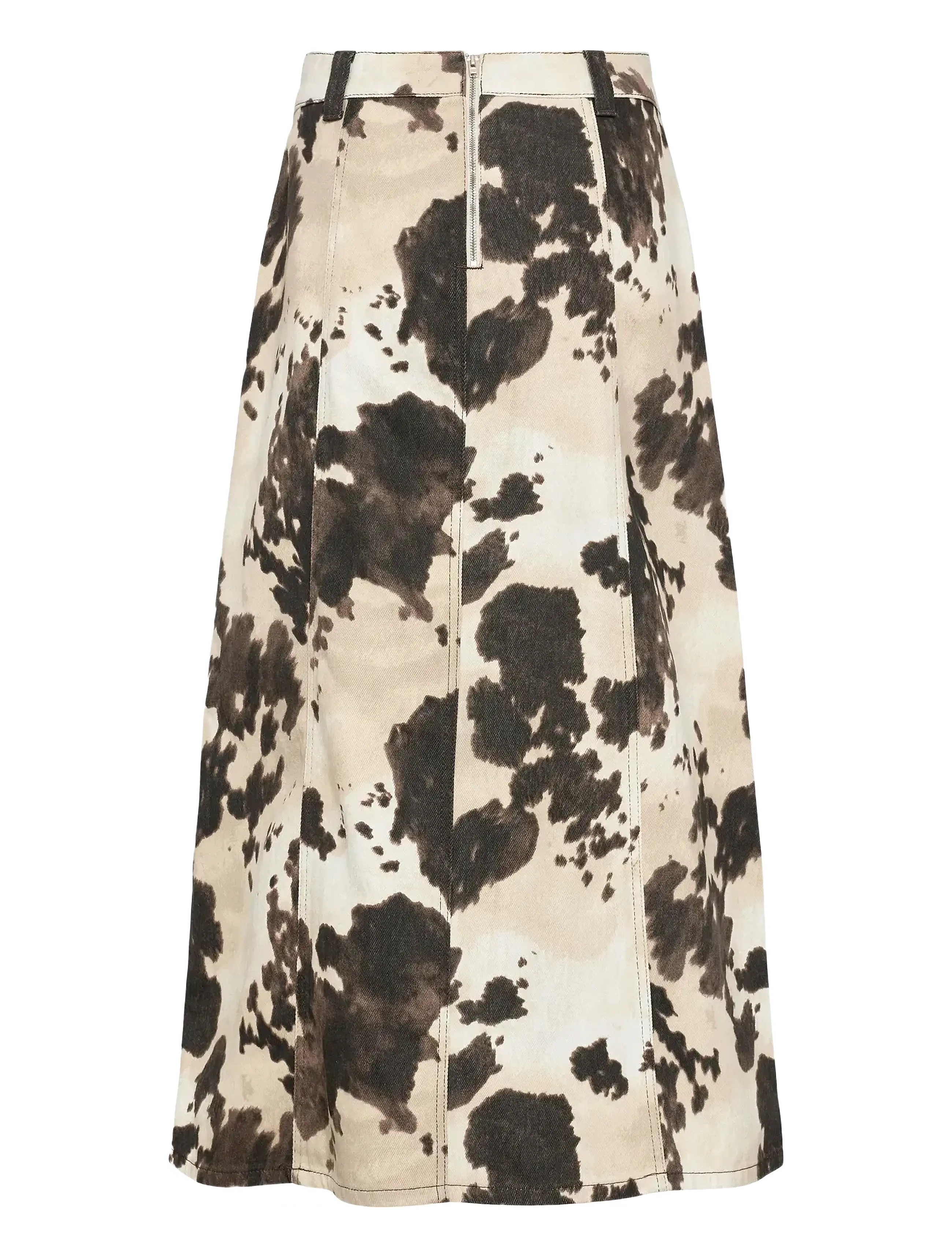 Nümph - NUIVY SKIRT - midi-röcke - gray morn - 1