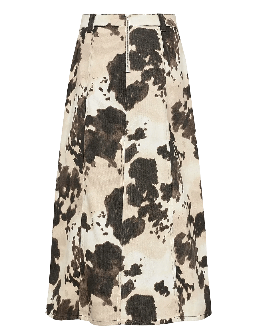 Nümph - NUIVY SKIRT - midi nederdele - gray morn - 1