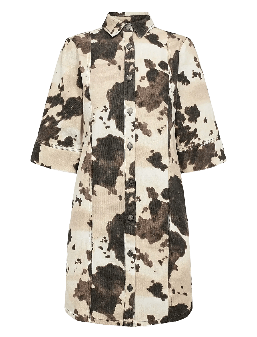 Nümph - NUIVY SHIRT DRESS - korte kjoler - gray morn - 0