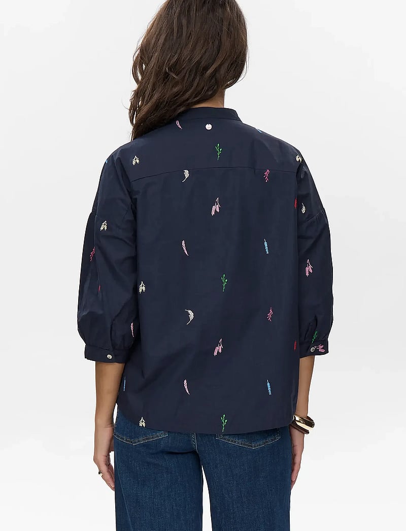 Nümph - NUKIVA SHIRT - langärmlige hemden - dark sapphire - 3