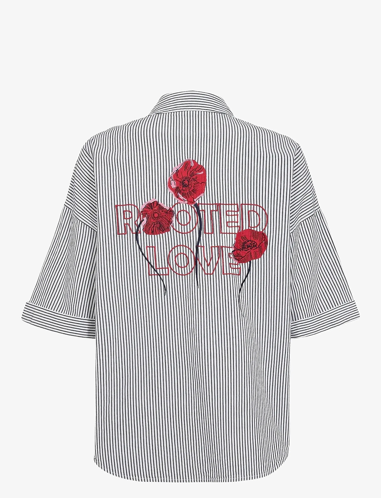 Nümph - NUTILLIE SS SHIRT - short-sleeved shirts - dark sapphire - 2