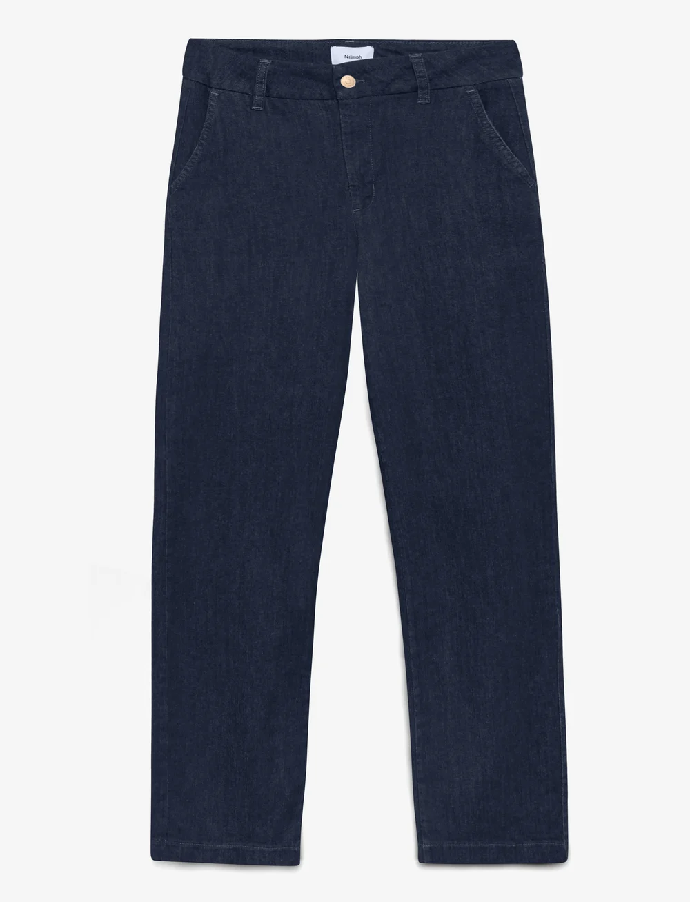Nümph - NUAMBER PANTS - straight jeans - dark blue denim - 1