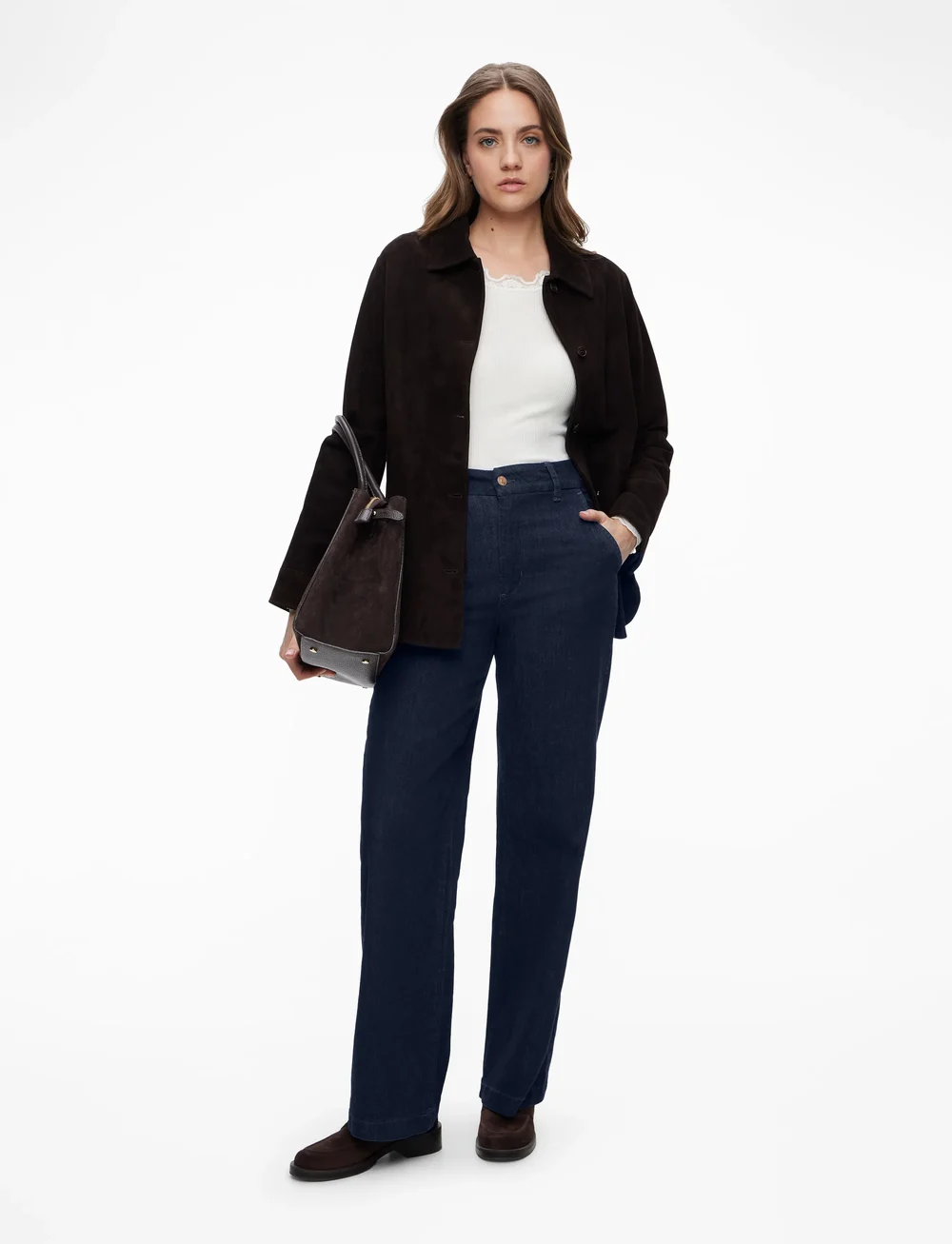 Nümph - NUAMBER PANTS - straight jeans - dark blue denim - 2