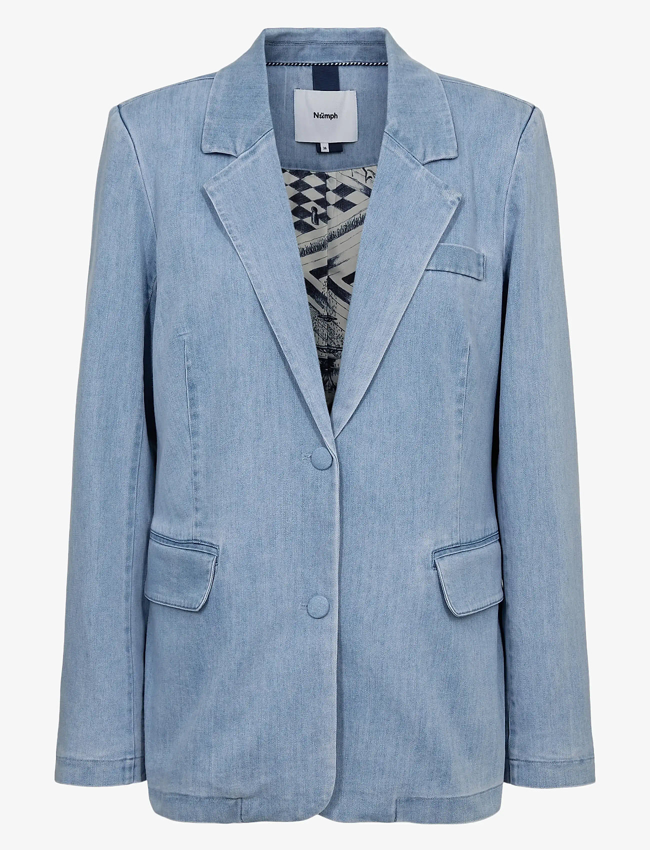 Nümph - NUALETTA -  BLAZER - enkeltradede blazere - light blue denim - 1
