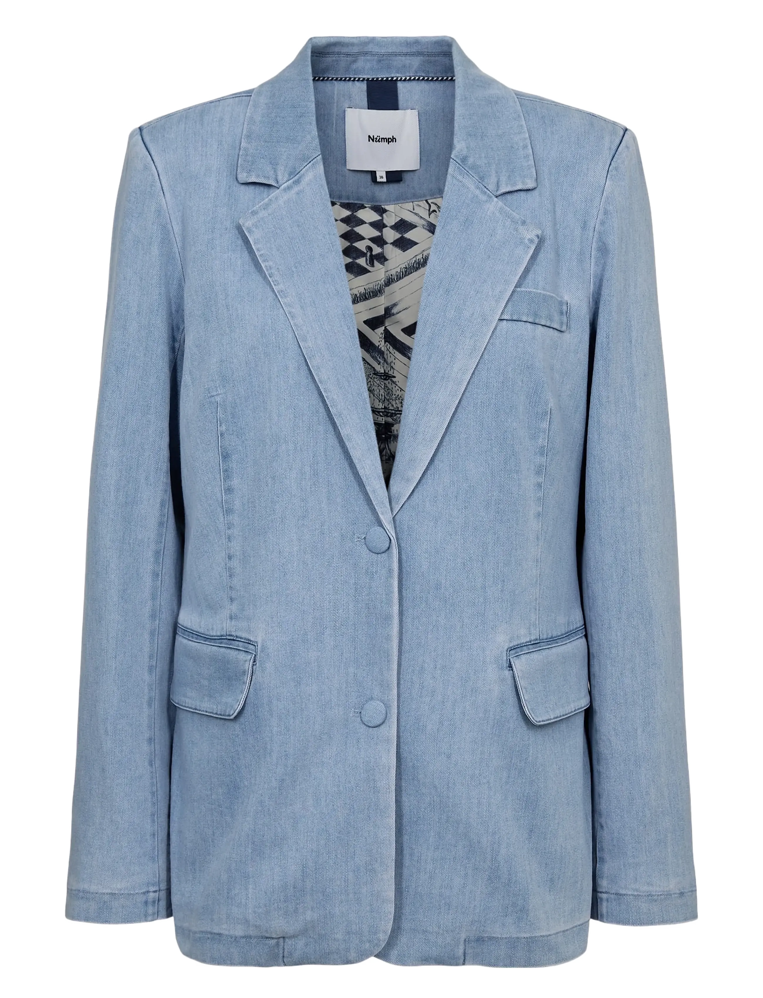 Nümph NUALETTA -  BLAZER - Riided - LIGHT BLUE DENIM / blue