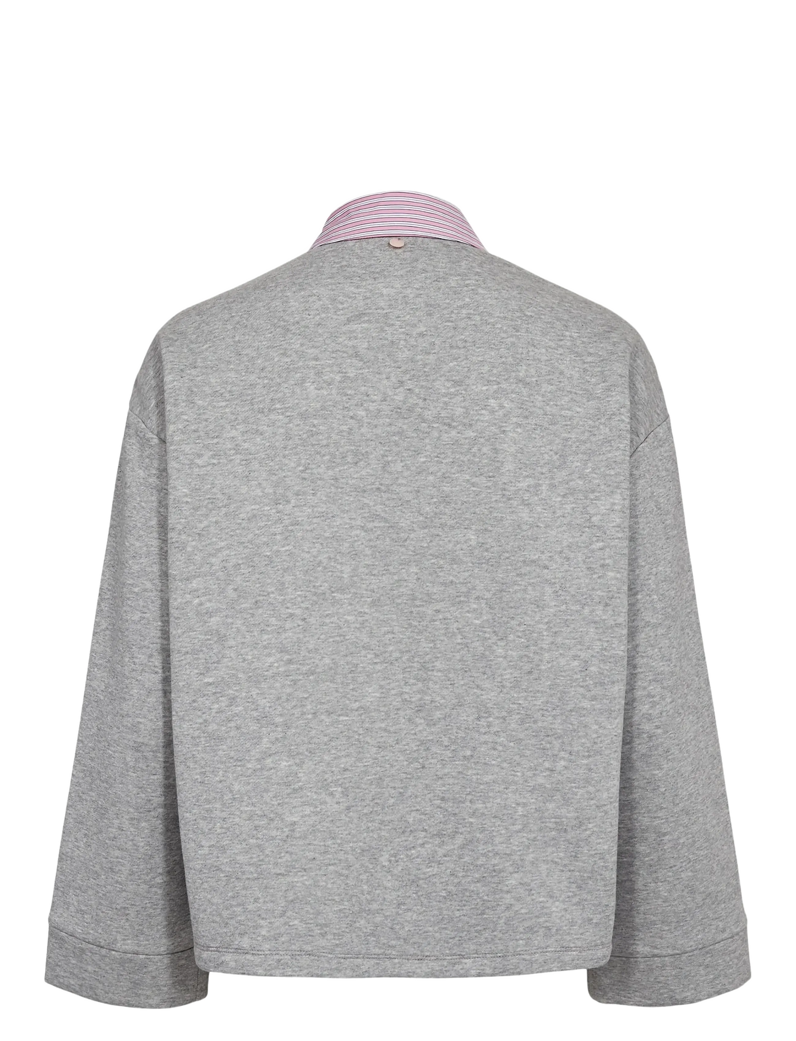 Nümph - NUZURI SWEAT - sweatshirts - medium grey mel - 1